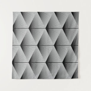 Tapiz Diseño de un patrón geométrico de diamante impecab