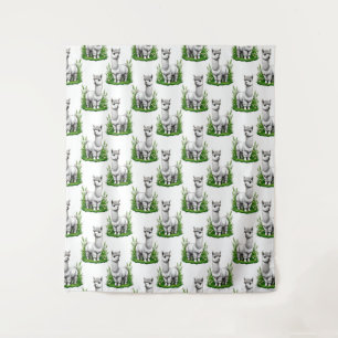 Tapiz Diseño del patrón de camello llama Alpaca