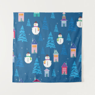 Tapiz Diseño del patrón navideño navideño