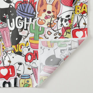 Tapiz diseño divertido de kawaii para mascotas - amante