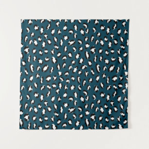 Tapiz Diseño elegante de piel jaguar sin costura, arte a