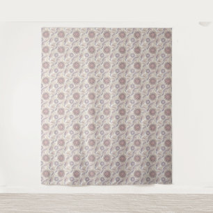 Tapiz Diseño Espiritual de Mandala Floral Boho
