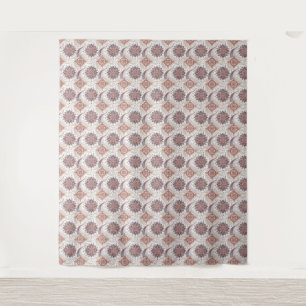 Tapiz Diseño Espiritual de Mandala Floral Elegante