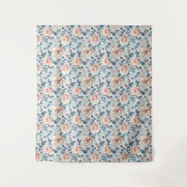Tapiz Diseño floral elegante. (Anverso)