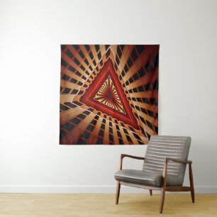 Tapiz Diseño gráfico fractal moderno de red de fantasía