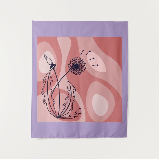 Tapiz Diseño inspirado en la conciencia y la metamorfosi (Anverso)