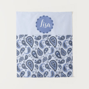 Tapiz Diseño Intrincado de Estampado de Paisley Floral A