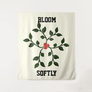 Tapiz Diseño Minimalista de Vid Floral | Botánico Elegan