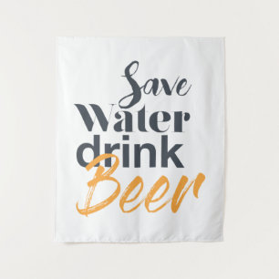 Tapiz Diseño moderno, divertido y urbano Salven cerveza 