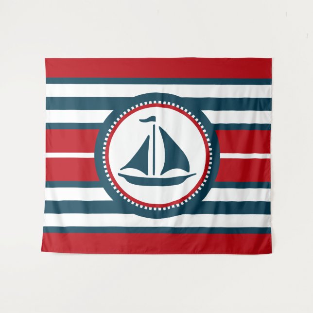 Tapiz Diseño náutico (Anverso (horizontal))