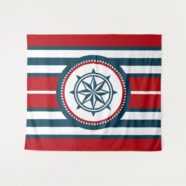 Tapiz Diseño náutico (Anverso (horizontal))