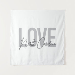 Tapiz Diseño sencillo, moderno y urbano Amor Carolina de