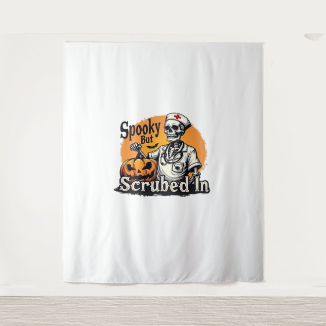 Tapiz Diseño sobredimensionado de camiseta para enfermer (Anverso)