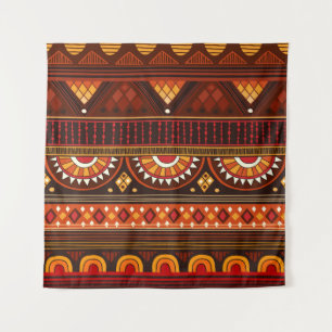 Tapiz Diseño tribal sin fisuras para diversos usos.