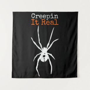 Tapiz Disfraz divertido de Halloween de araña - Creepin
