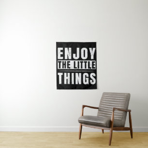 Tapiz Disfruta las pequeñas cosas citas inspiradoras