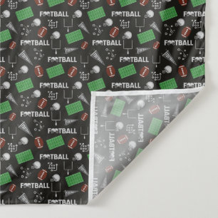 Tapiz Diversión al fútbol en negro