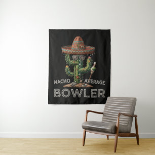 Tapiz Diversión de bolos no promedio