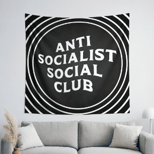 Tapiz Divertido Club Social Antisocialista Socialismo