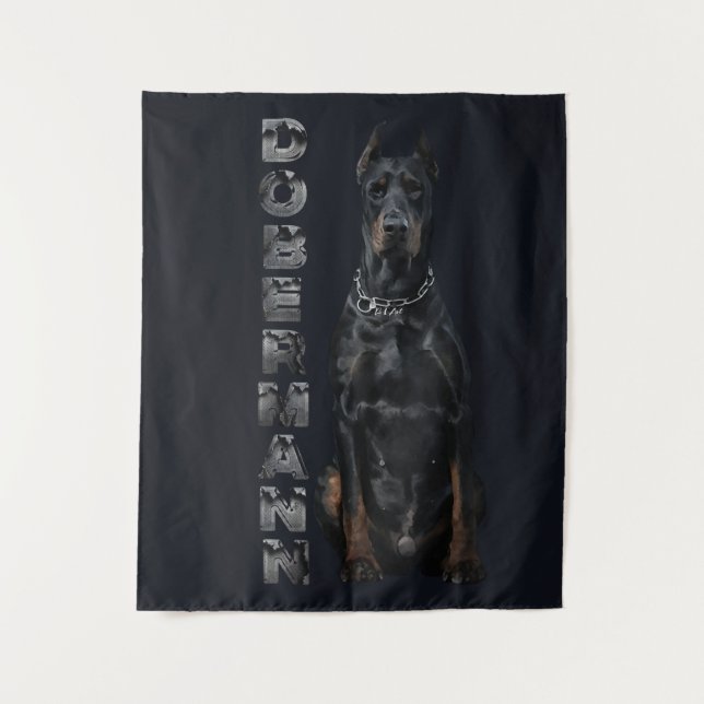 Tapiz Doberman Pinscher (Anverso)