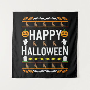 Tapiz Dog Lover   Feliz chocolate de Halloween Labrador