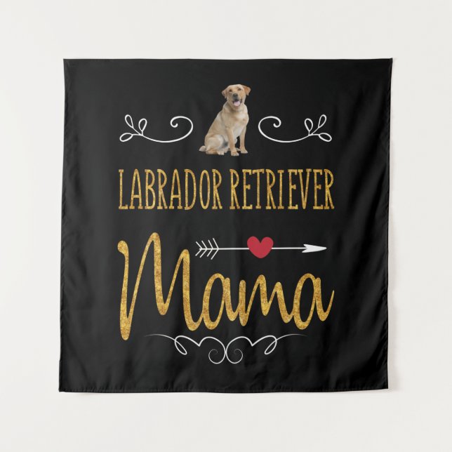 Tapiz Dog Lover | Labrador Retriever Mama (Anverso)
