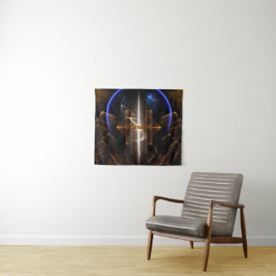 Tapiz Dominio Artrilliano Del Arte Fractal Xzendor7