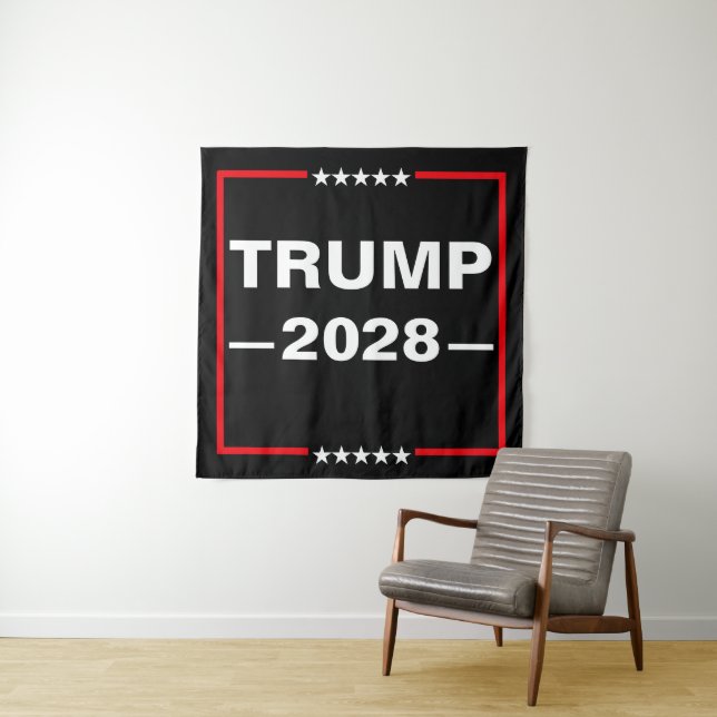 Tapiz Donald Trump, presidente de 2028 (In situ)