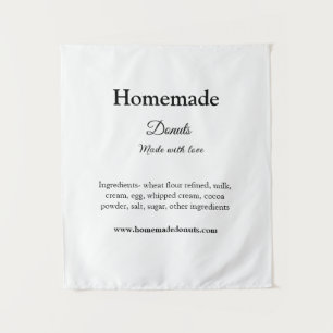 Tapiz Donuts caseros hechos con amor agregar sitio web d