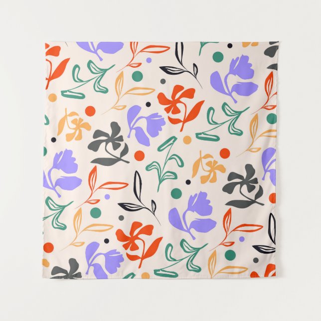 Tapiz Doodle Garden (Anverso)