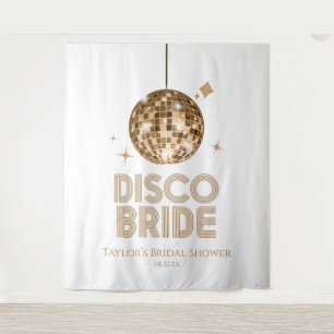 Tapiz Dorada Disco Ball Disco Bridal Bridal Shower