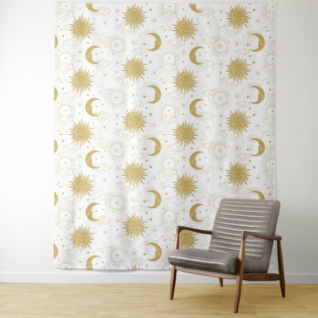 Tapiz Dorado Celestial (In situ)