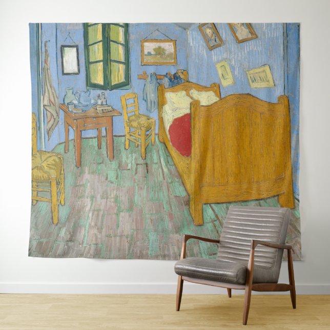 Tapiz Dormitorio de Vincent van Gogh en Arles (In situ (horizontal))