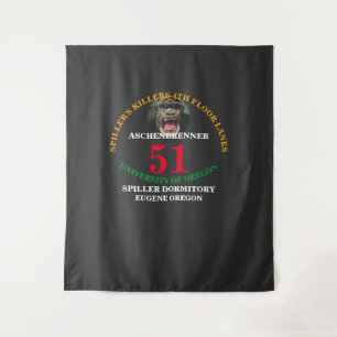 Tapiz DORMITORIO UNIVERSIDAD DE OREGON Equipo JERSEY