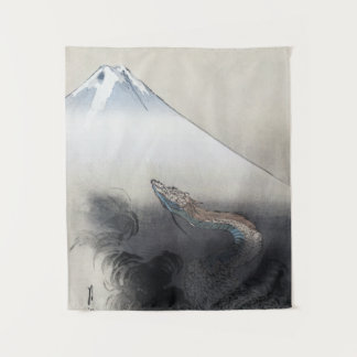 Tapiz Dragón Ascendiendo al Monte Fuji: Ryu Cultura Japo