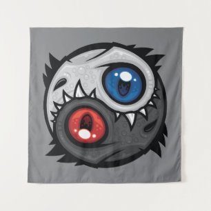Tapiz Dragón Yin Yang del Bien y del Mal