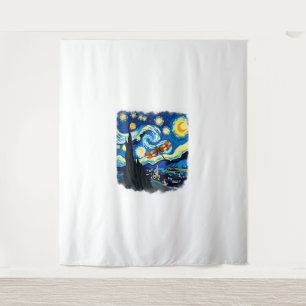 Tapiz Dragonfly artístico Shirry Starry Night Dragonfly
