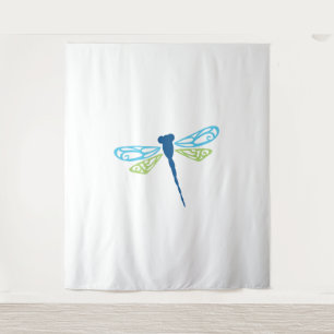 Tapiz Dragonfly azul y verde