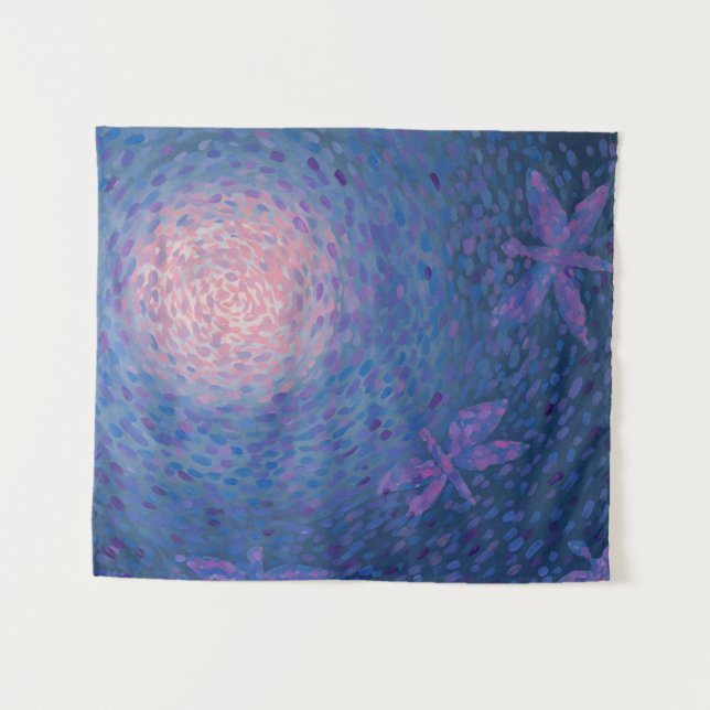 Tapiz Dragonfly Moon (Anverso (horizontal))