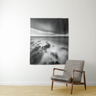 Tapiz Dramática orilla rocosa