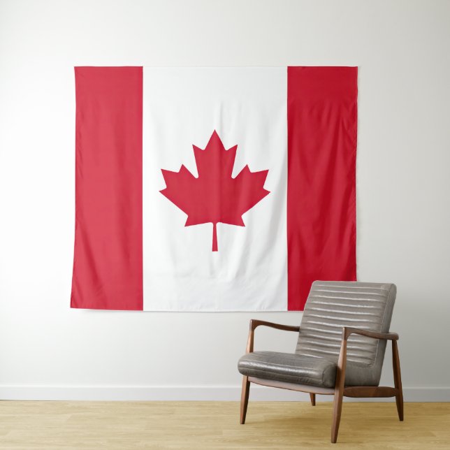 Tapiz Drapeau Canada (In situ (horizontal))