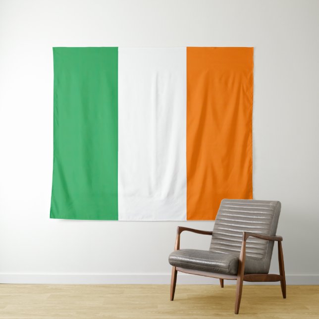 Tapiz Drapeau Irlande Tricolore (In situ (horizontal))