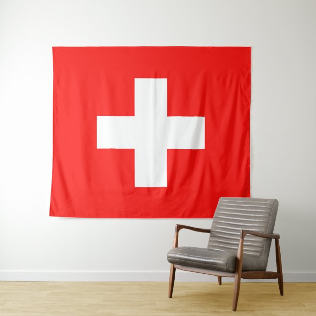 Tapiz Drapeau Suisse (In situ (horizontal))