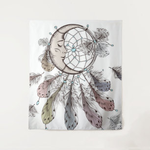 Tapiz Dreamcatcher de la Luna Celestial