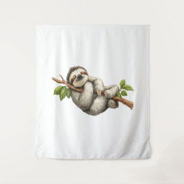 Tapiz Dreaming Sloth on a Branch