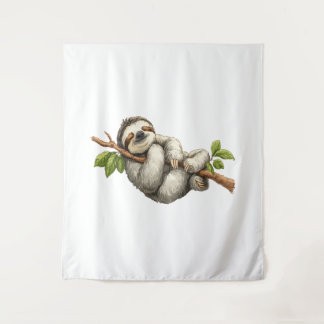 Tapiz Dreaming Sloth on a Branch