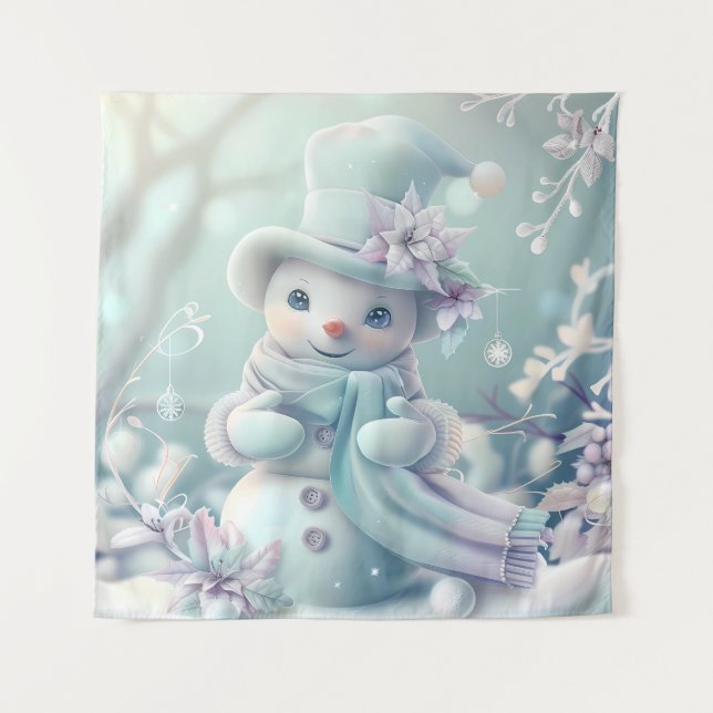 Tapiz Dreamy Navidades Snowman Tapestry (Anverso)