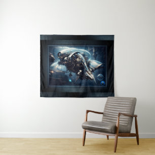 Tapiz Dron rastafari Raspian Dynamorph de Xzendor7