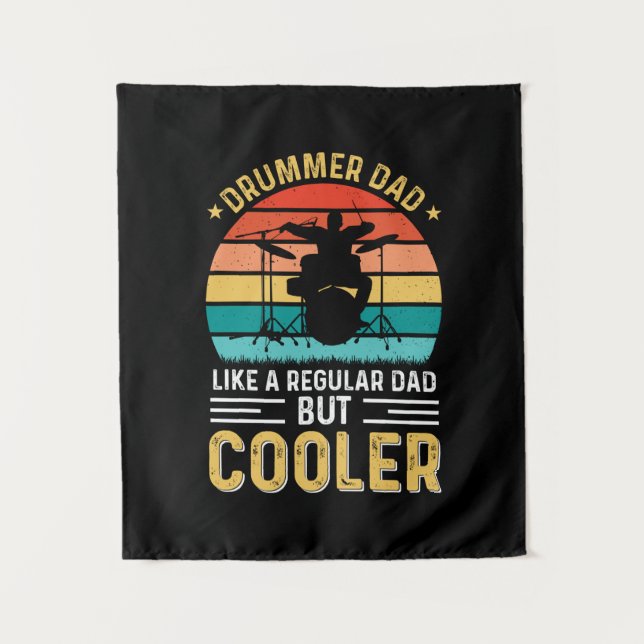 Tapiz Drummer Dad (Anverso)