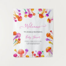 Ducha de Bebé Gradiente Pastel Rosa Amarillo Medus